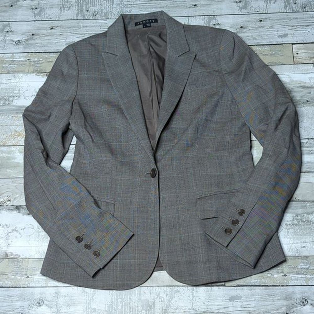 Theory twee wool womens blazer